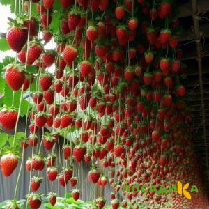 Клубника ампельная Анастасия купить по цене от 370р. в интернет-магазине «Посадика» с доставкой почтой в в Фрязиное и по всей России – [изображение №1].