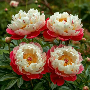 Пион Коралловый Каскад купить по цене от 490р. в интернет-магазине «Посадика» с доставкой почтой в в Фрязиное и по всей России – [изображение №1].